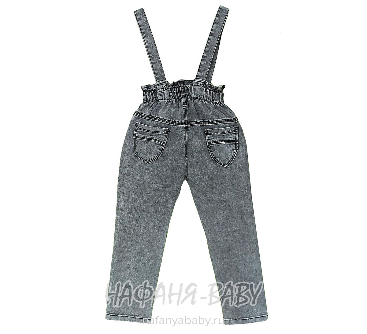 Подростковые джинсы TATI Jeans арт: 9602 для девочки от 8 до 12 лет, цвет черный, оптом Турция