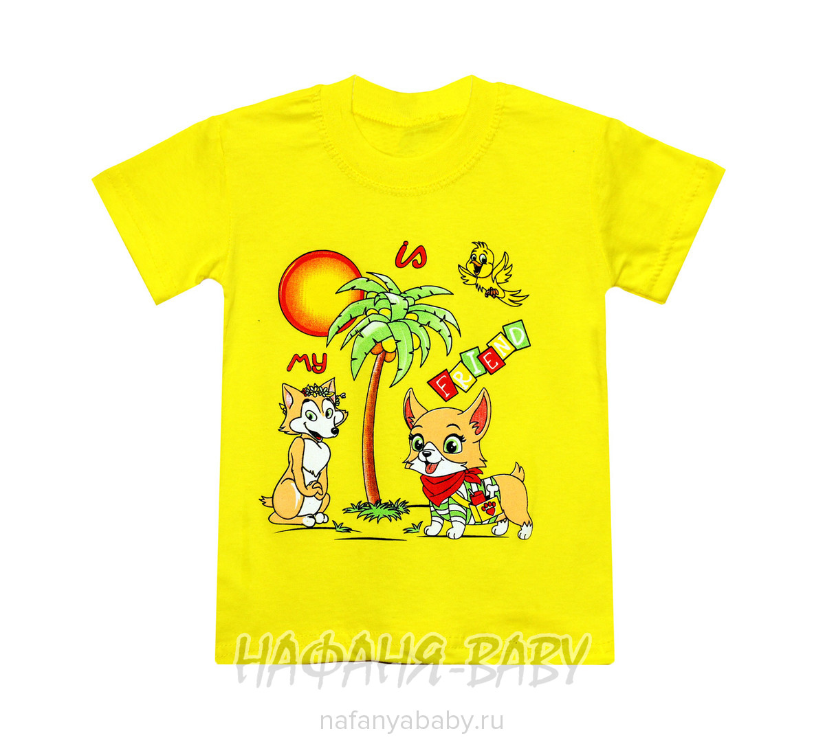 Детская футболка HASAN Bebe арт: 4021, 1-4 года, оптом Турция