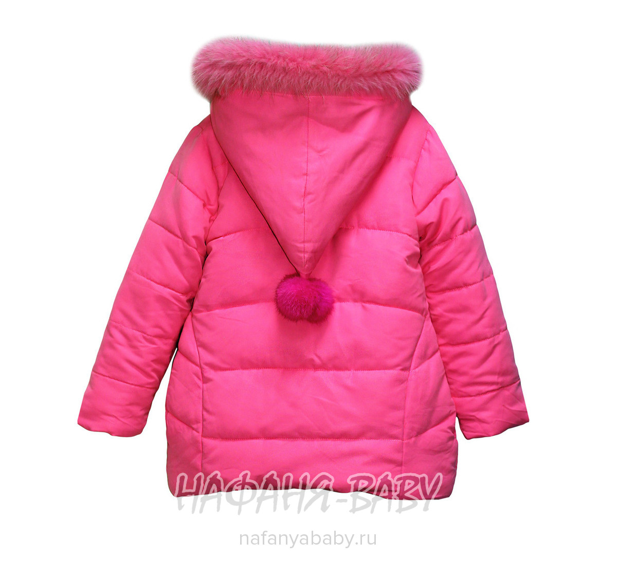 Детская зимняя куртка для девочки WIRX IZZY арт: 989, 5-9 лет, 1-4 года, цвет розовый, оптом Китай (Пекин)